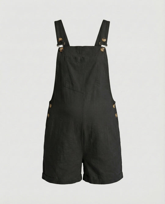 Damen Umstands Latzshorts