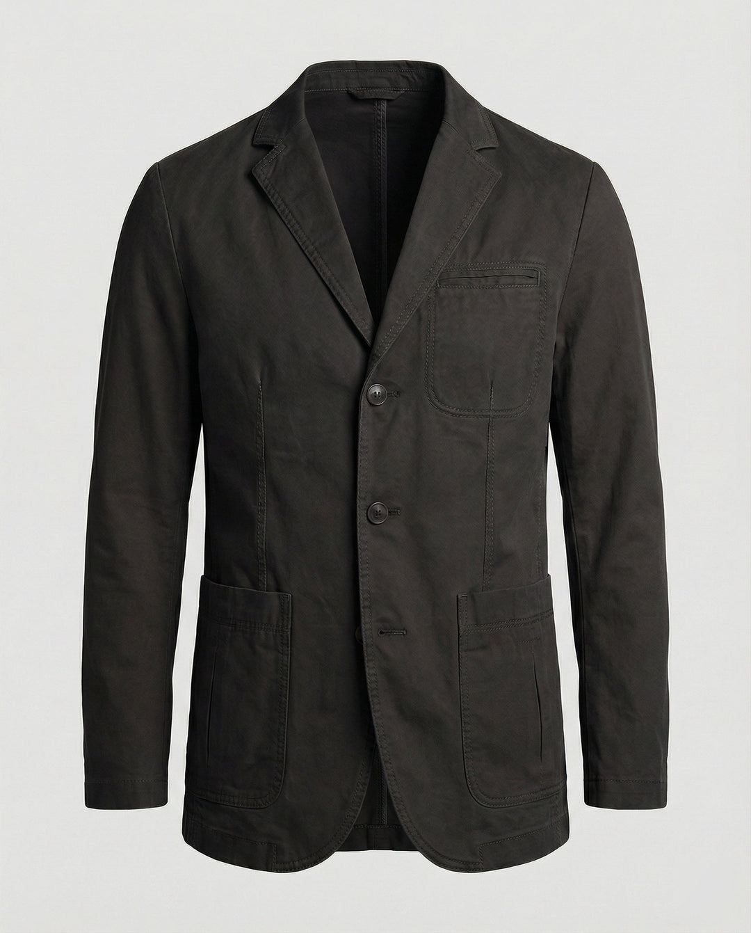 Herren Blazer Herren Baumwolle leger