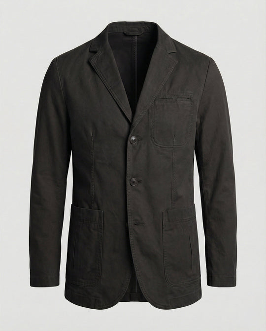 Herren Blazer Herren Baumwolle leger