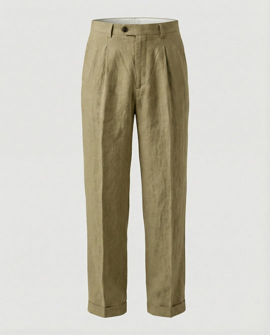 Herren elegante und bequeme Leinenhose