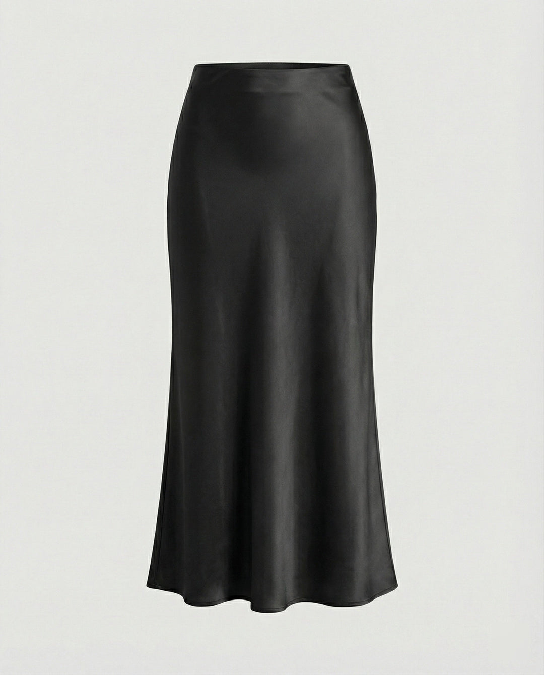 Damen Longskirt aus glattem Satin von