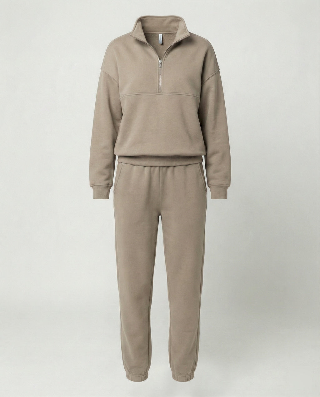 Jogginganzug Damen sportlich mit Zip-Hoodie und Jogginghose