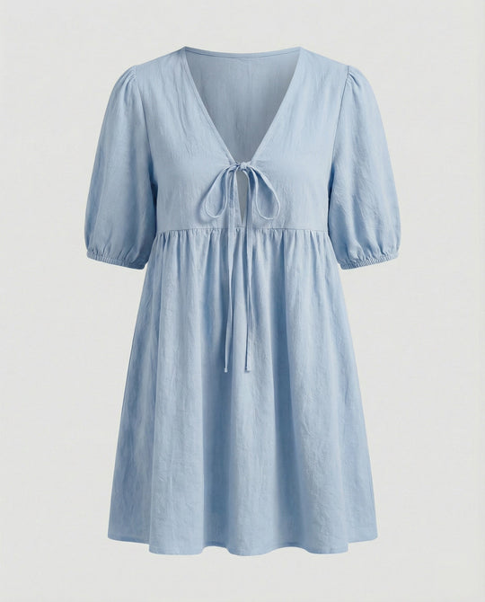 Damen Freizeitkleid Empire kurz