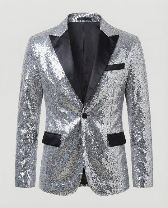 Glamouröser Pailletten Blazer