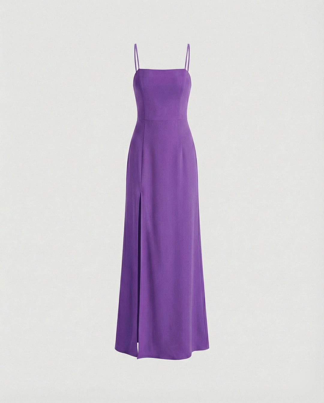 Damen Elegantes Abendkleid mit schwingendem Rock und tiefem Schlitz