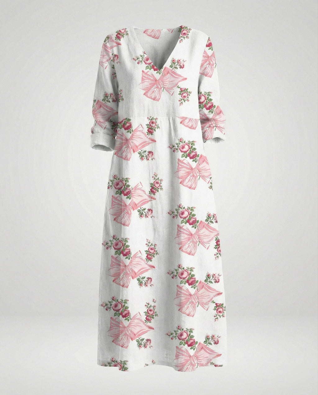 Boho Maxikleid Sommer Damen Taschen