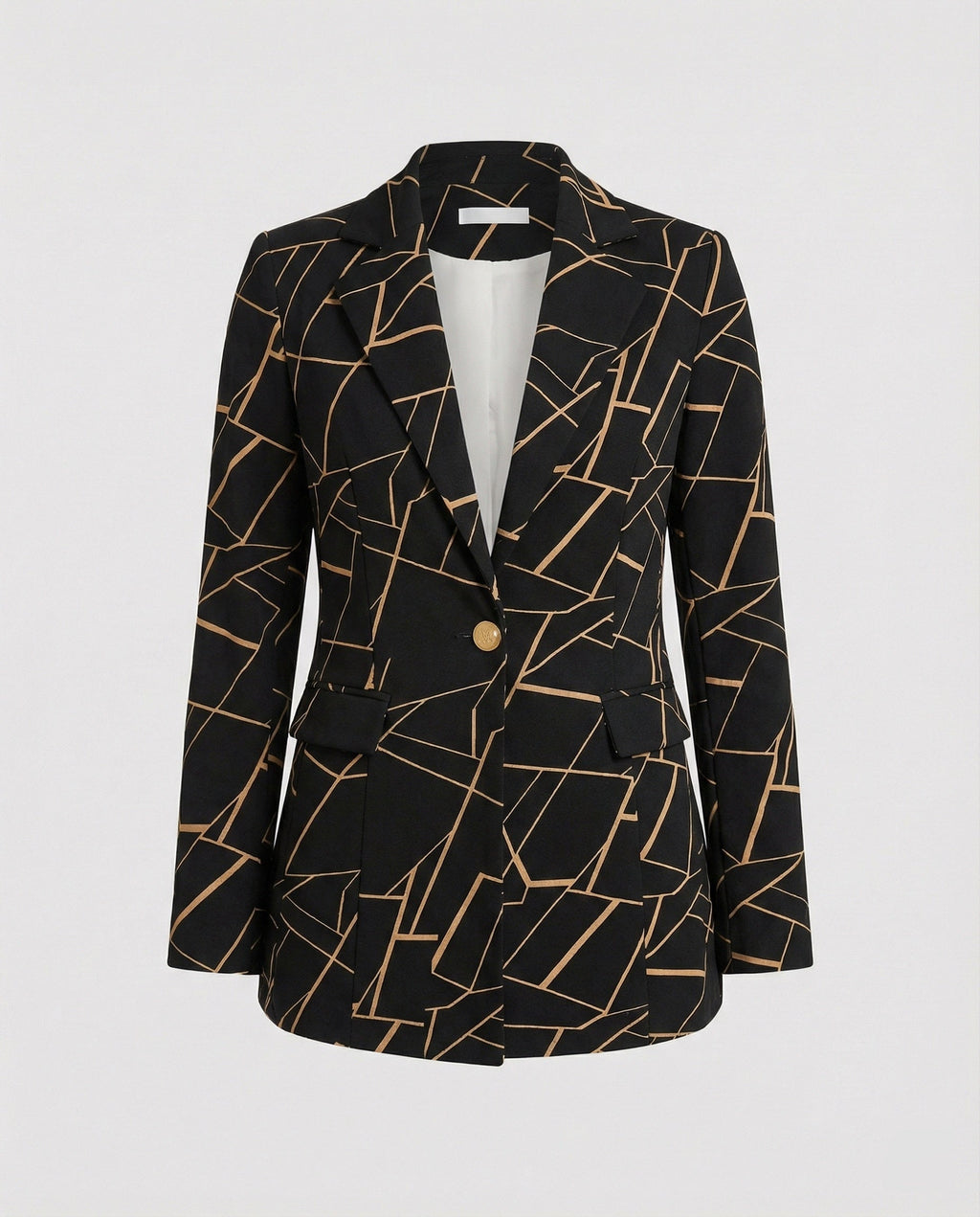 Damen Blazer Hahnentritt tailliert