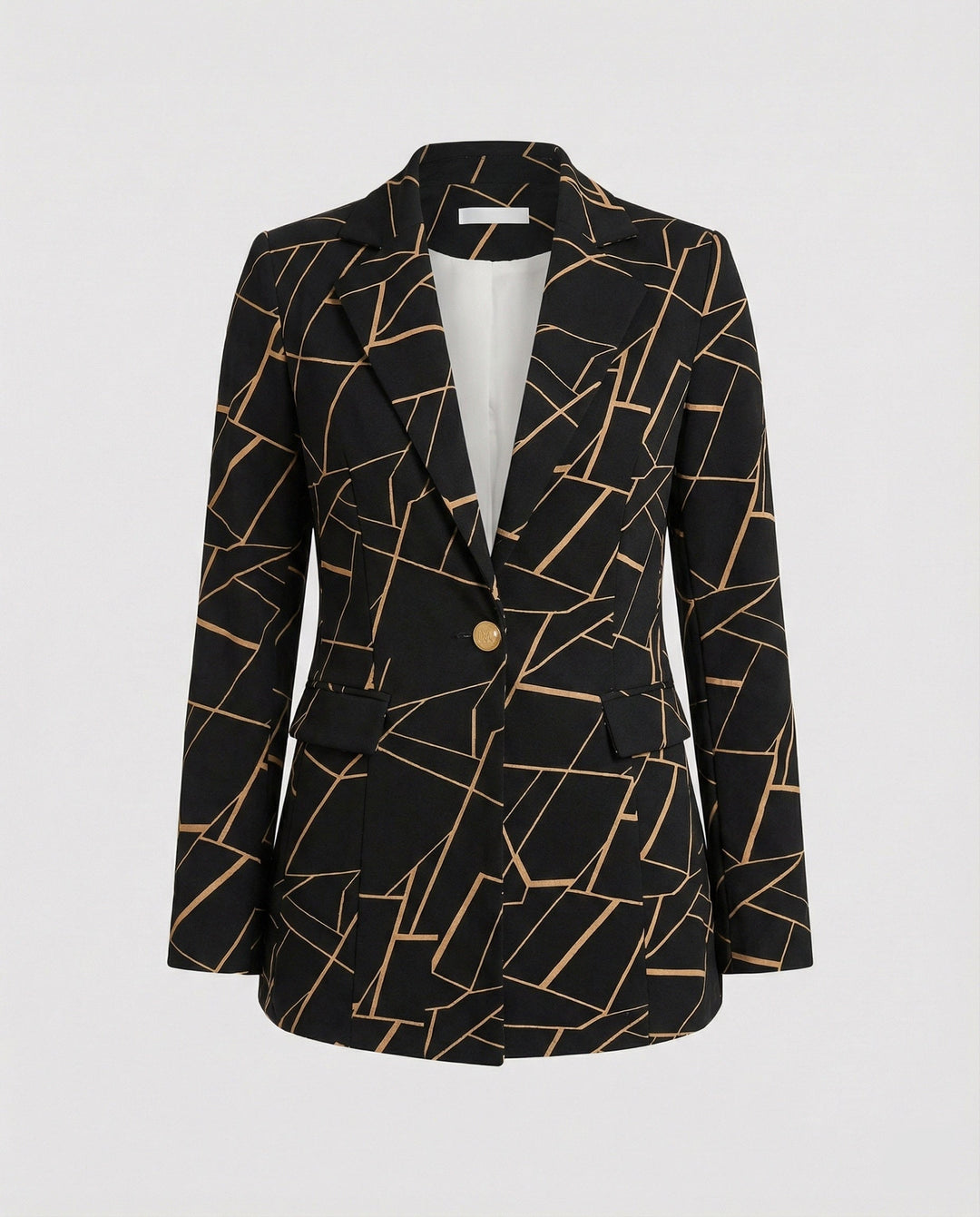 Damen Blazer Hahnentritt tailliert