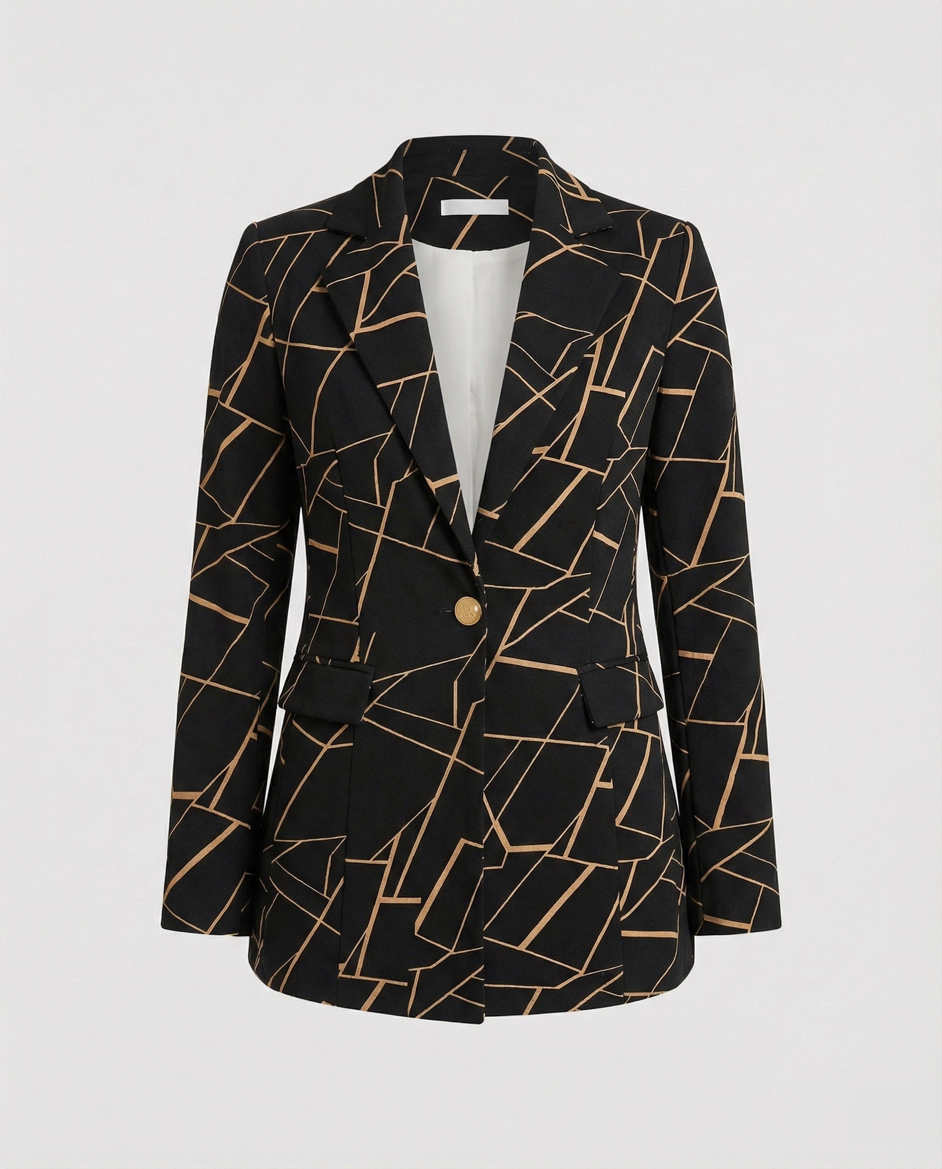 Damen Blazer Hahnentritt tailliert