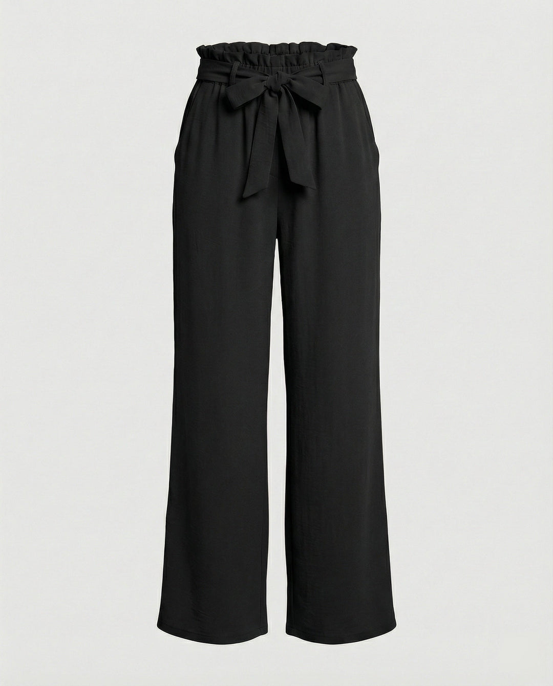 Damen Stoffhose Damen High Waist weit