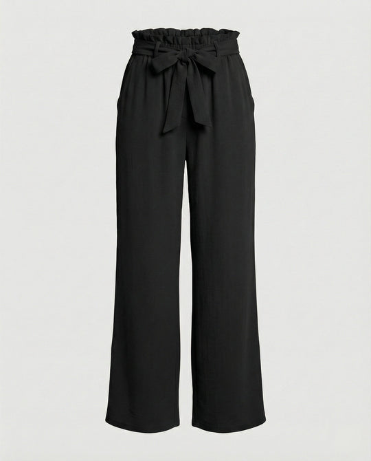 Damen Stoffhose Damen High Waist weit
