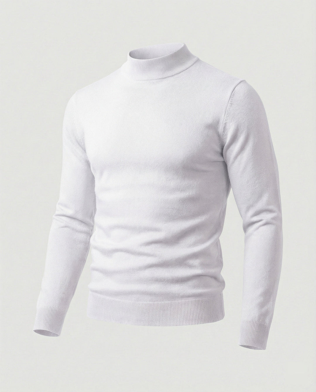 Herren eleganter Pullover mit Stehkragen