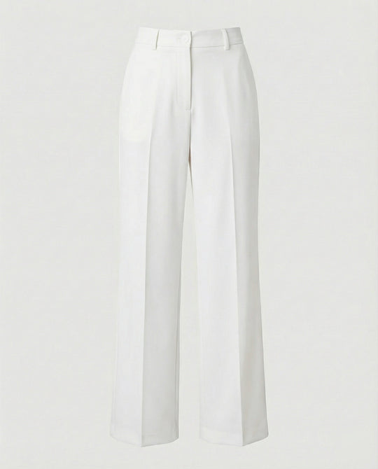 Damen Hochtaillierte Weite Hose