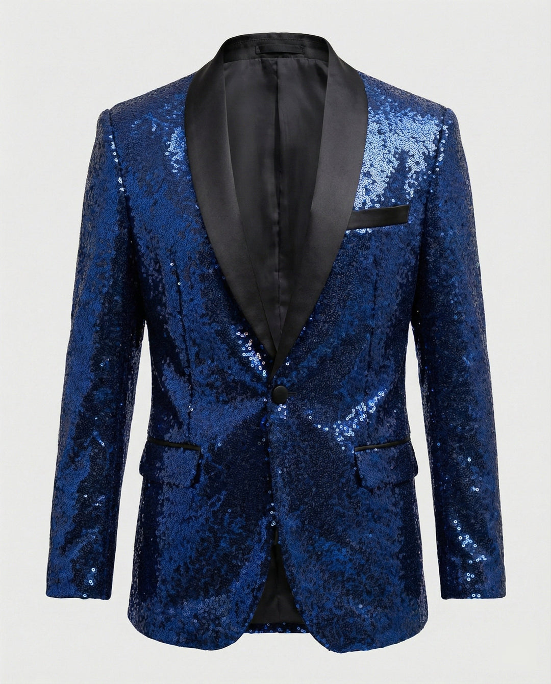 Glamouröser Pailletten Blazer Herren