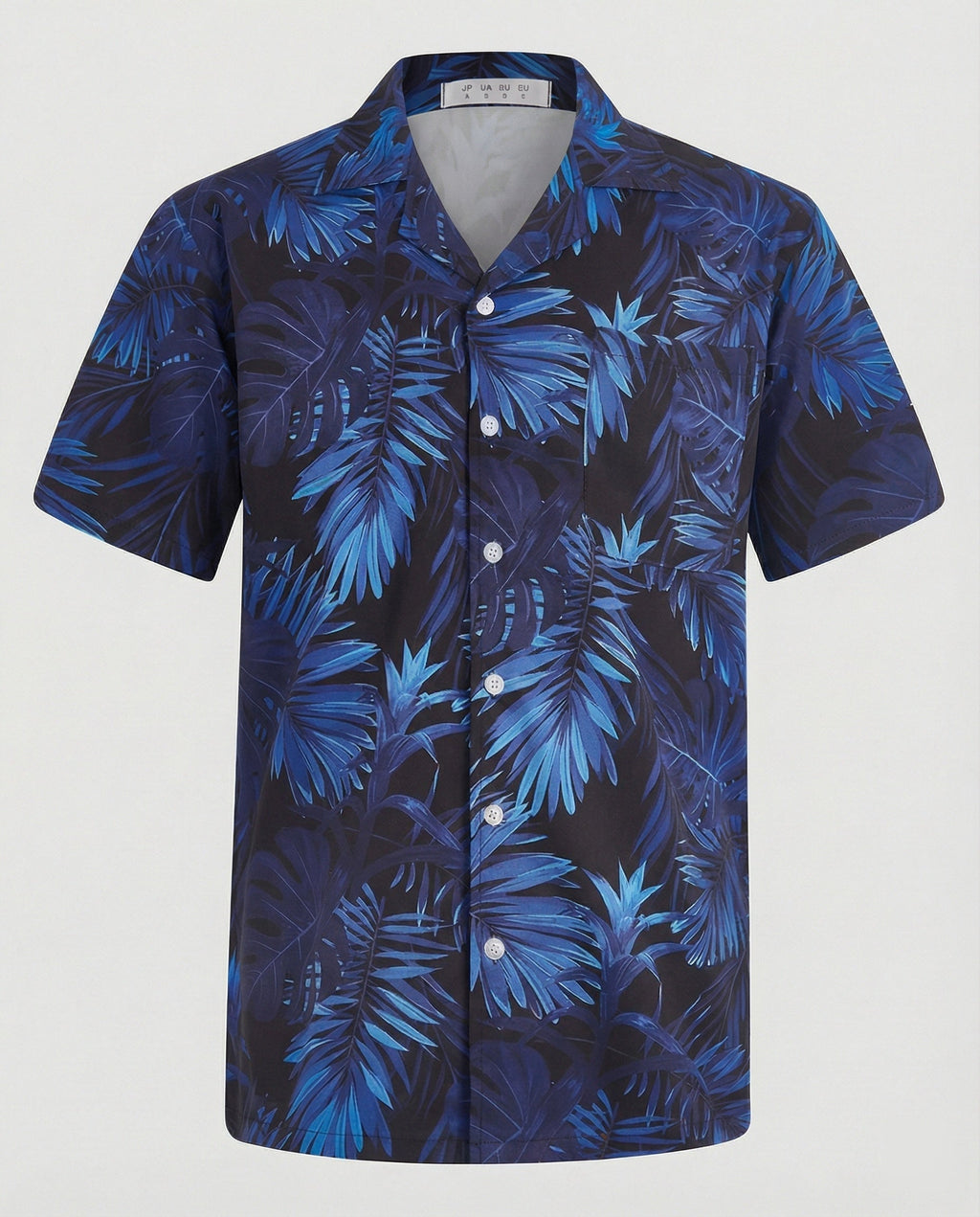 Kurzarm Hawaiihemd Herren Palmenprint