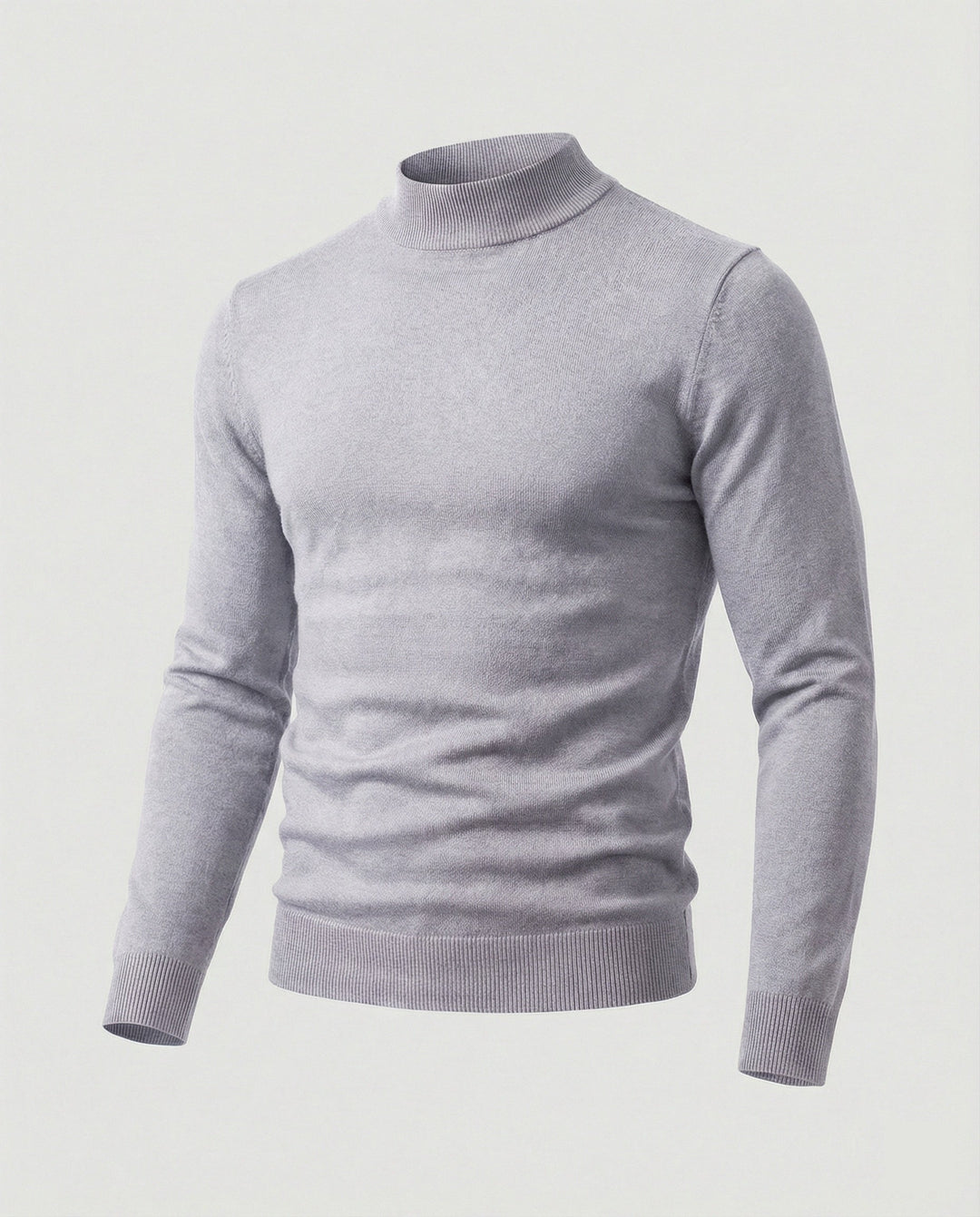 Herren eleganter Pullover mit Stehkragen