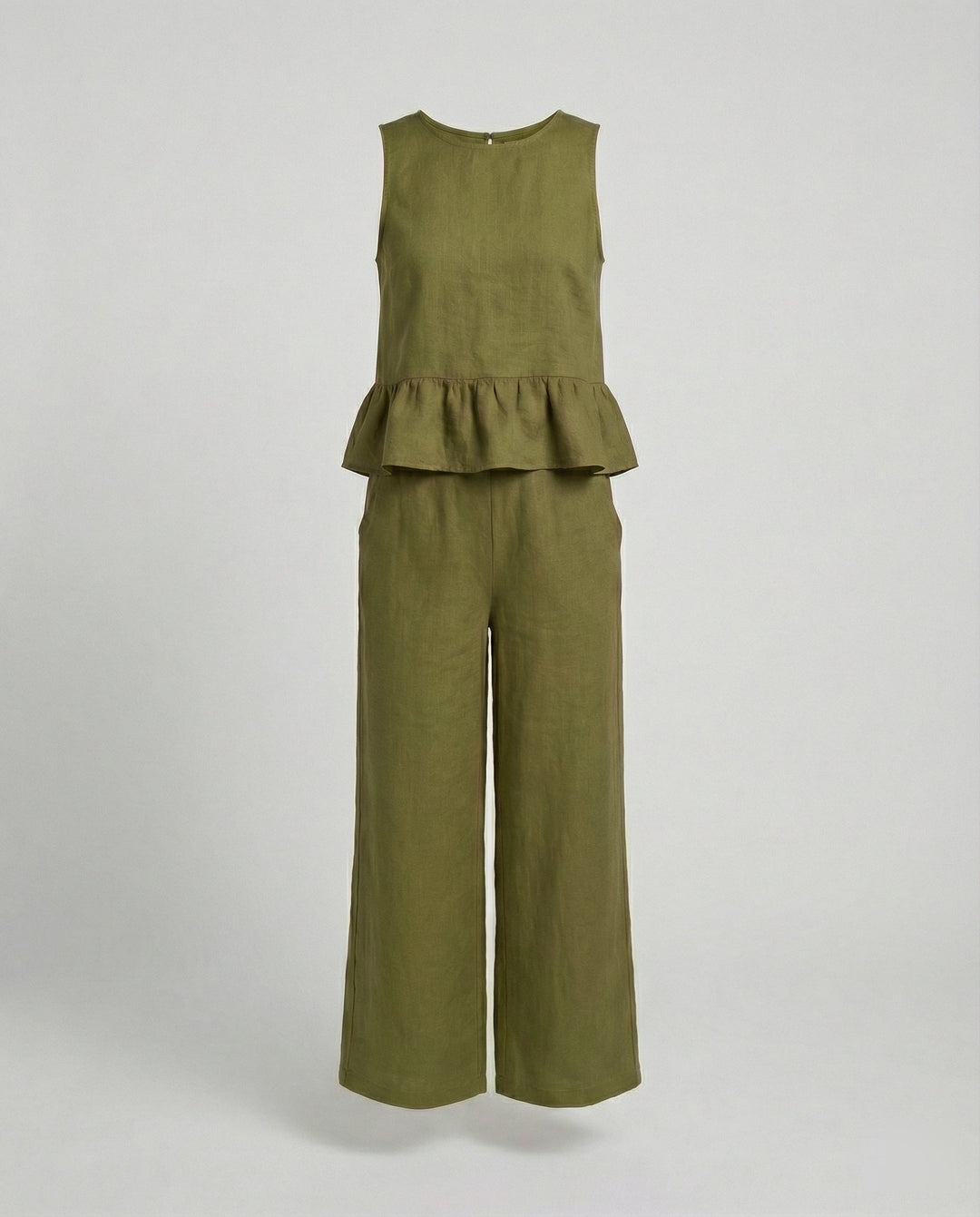 Damen Zweiteiler Set Sommer Palazzohose