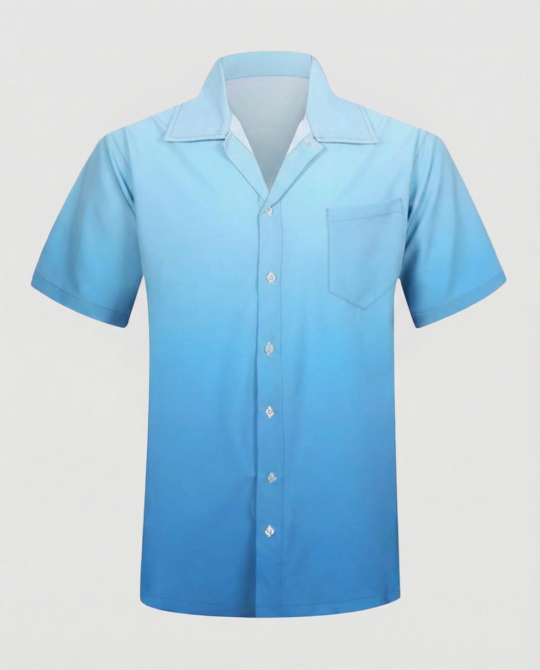 Kurzarm Hawaiihemd Herren Palmenprint