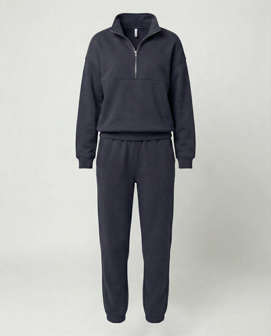 Jogginganzug Damen sportlich mit Zip-Hoodie und Jogginghose