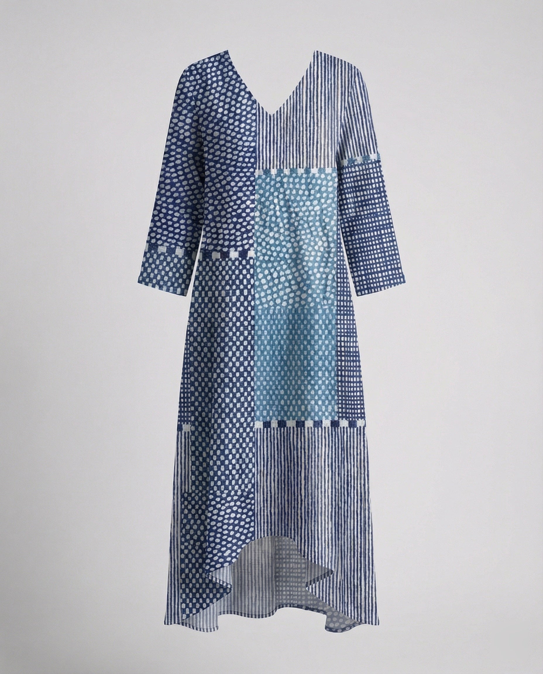 Boho Maxikleid Sommer Damen Taschen