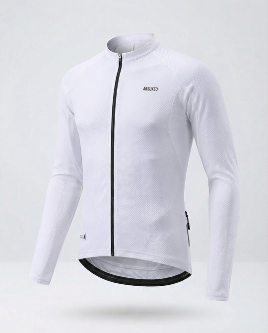 Fahrradtrikot Langarm Mit Rückentaschen Herren