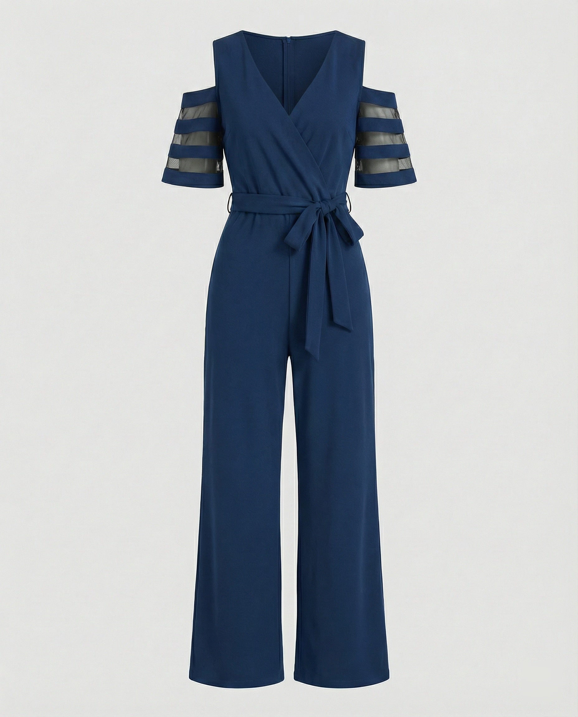 Damen Jumpsuit schulterfrei elegant