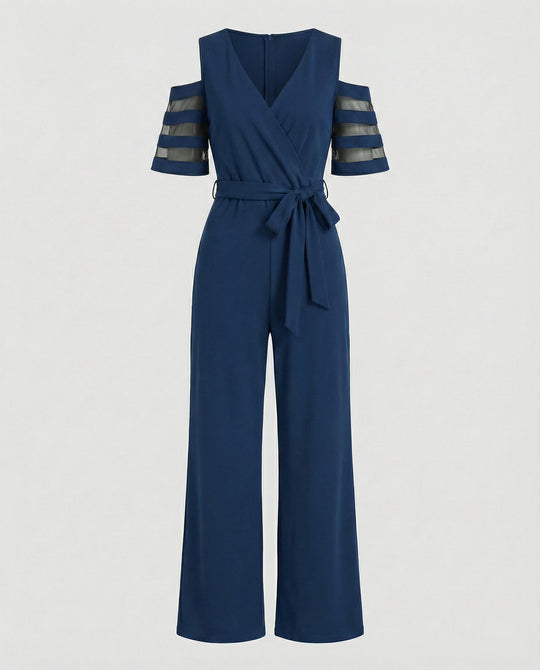 Damen Jumpsuit schulterfrei elegant