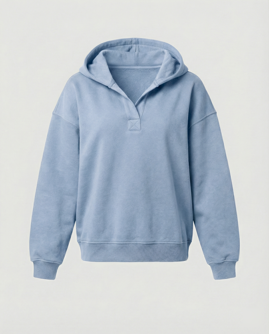 Damen Oversized Kapuzensweatshirt mit lässigem Stehkragen und langen Ärmeln Shopnory