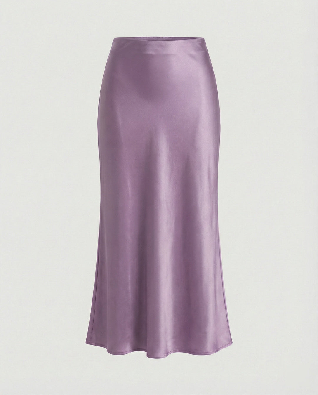 Damen Longskirt aus glattem Satin von