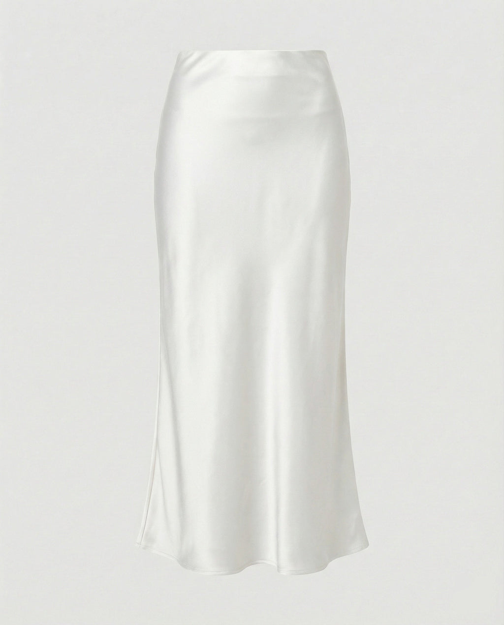 Damen Maxirock Satin High Waist