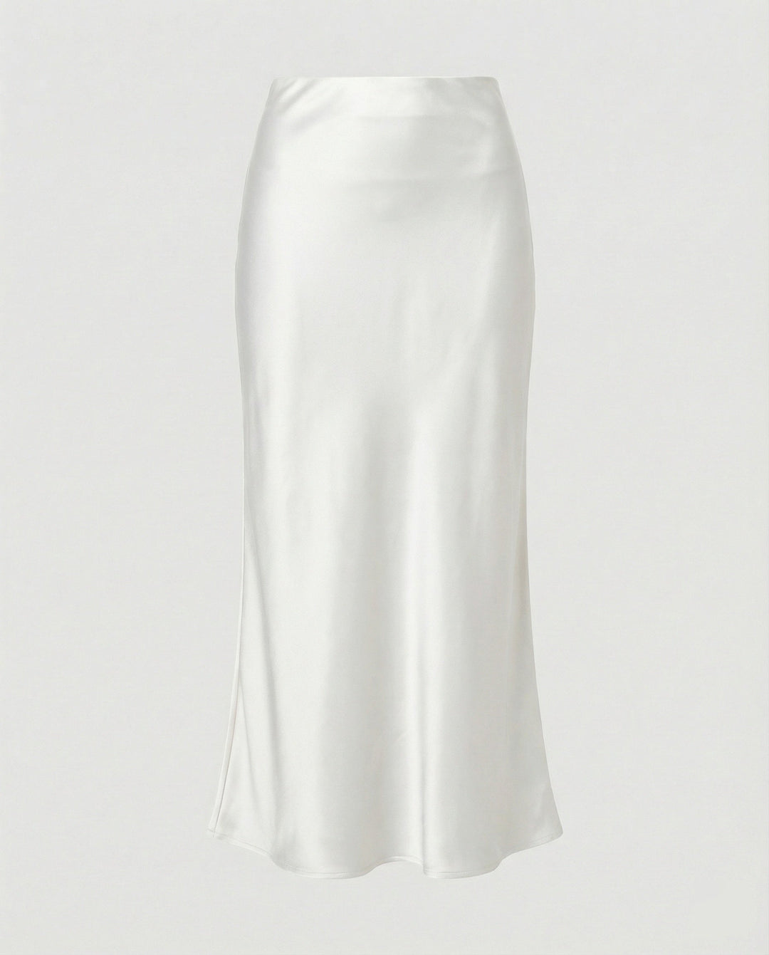 Damen Maxirock Satin High Waist