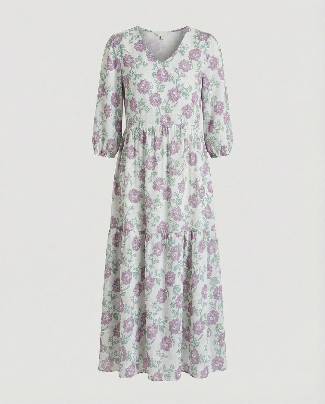 Damen Midikleid Sommer Stufenrock