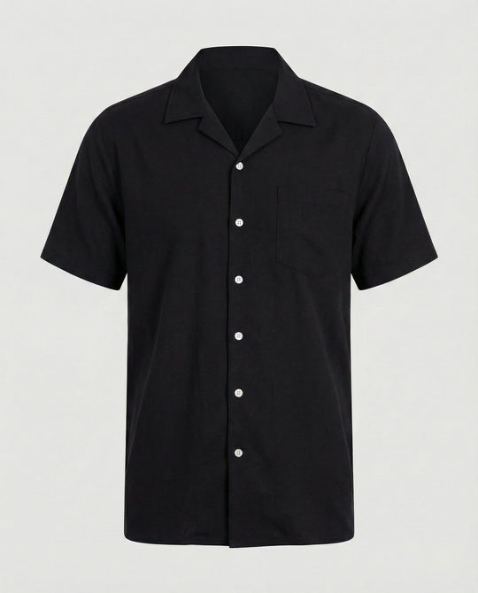 Kurzarm Hawaiihemd Herren Palmenprint