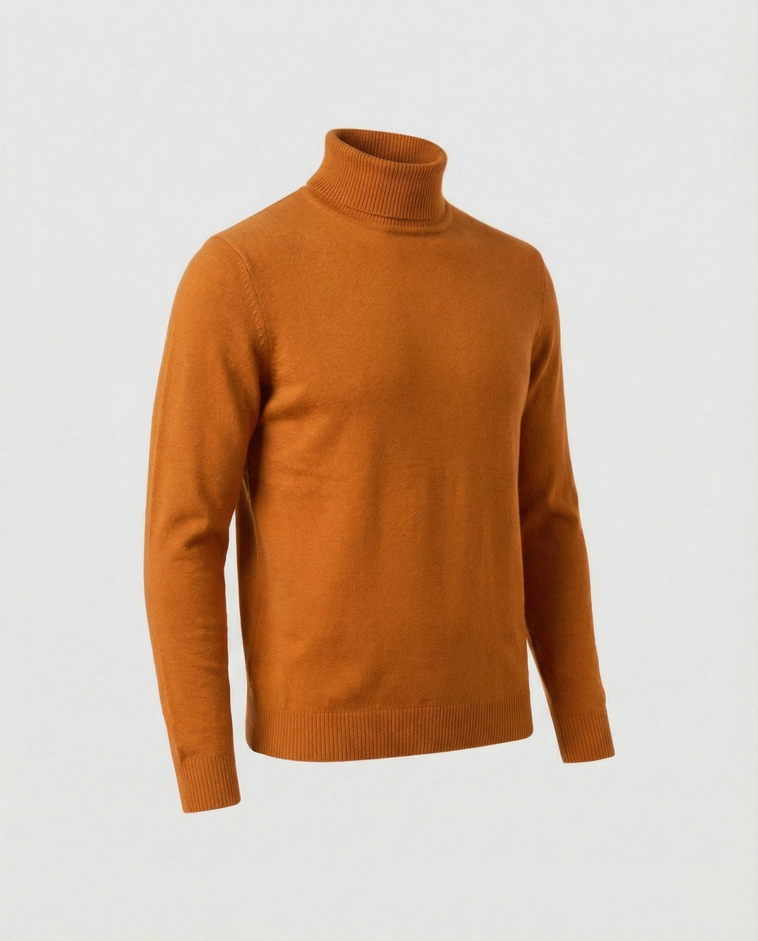 Herren Rollkragenpullover aus weichem Merinowolle