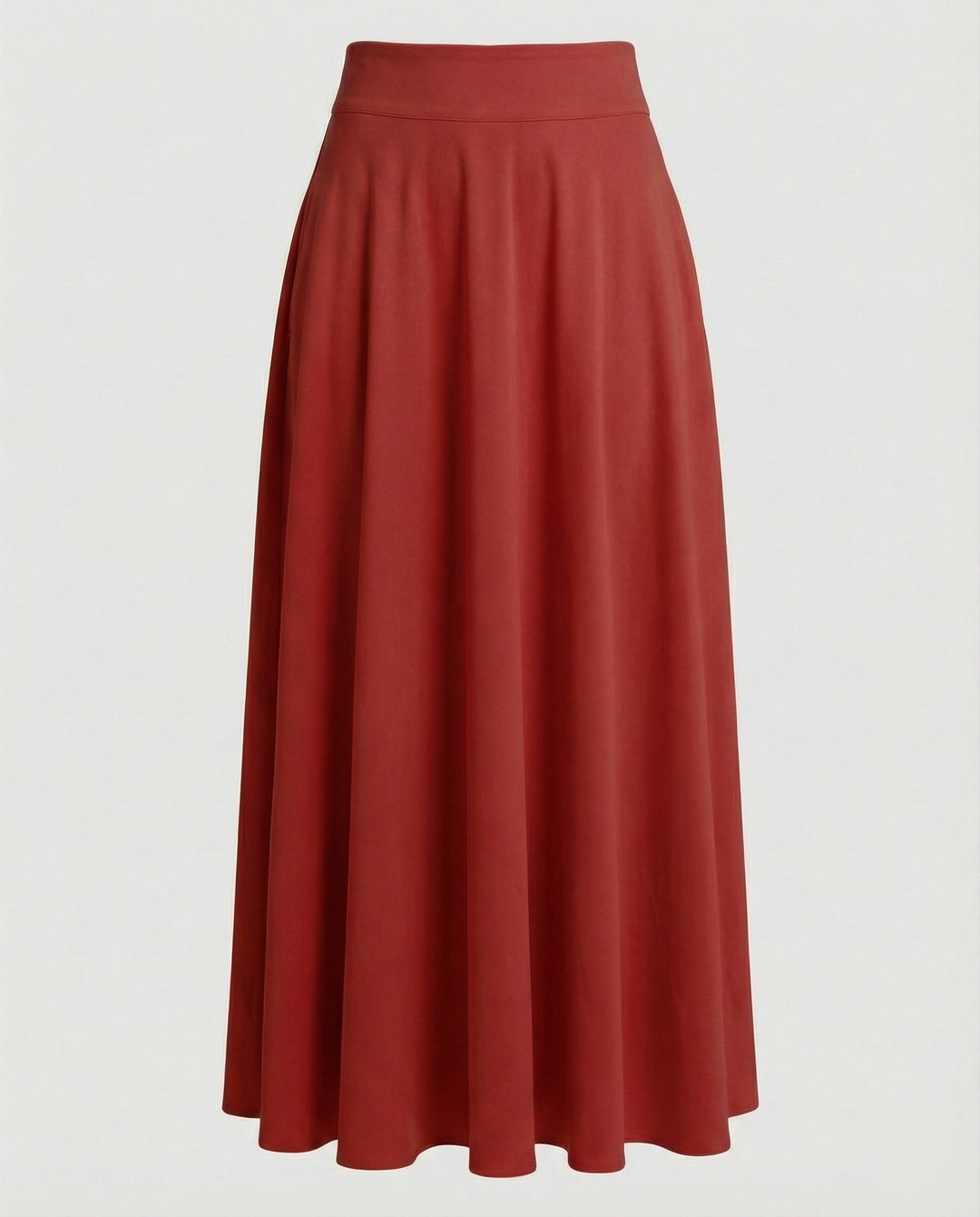 Damen Luftiger Maxi-Rock mit hohem Taillenbund
