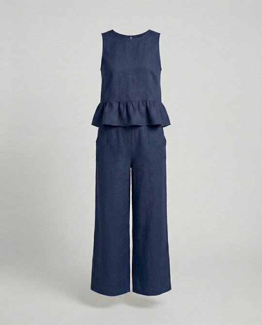 Damen Zweiteiler Set Sommer Palazzohose