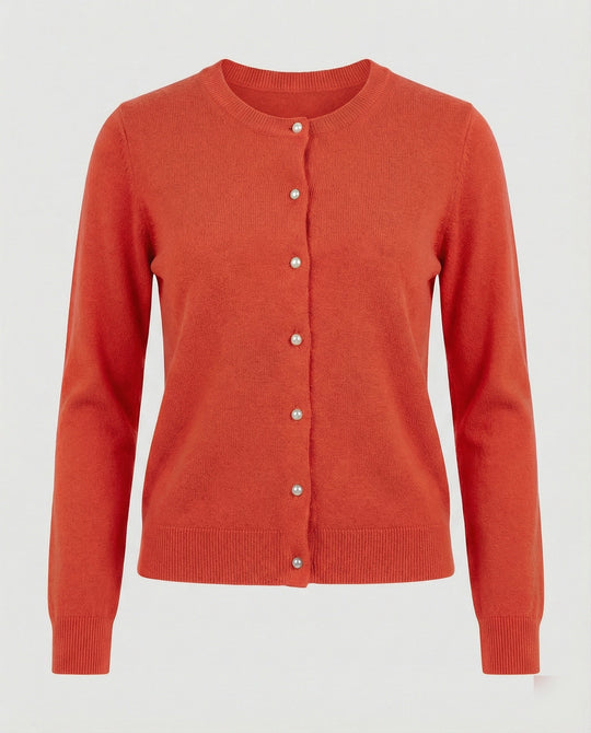 Damen Feinstrick Cardigan mit Knopfleiste und weichem Material