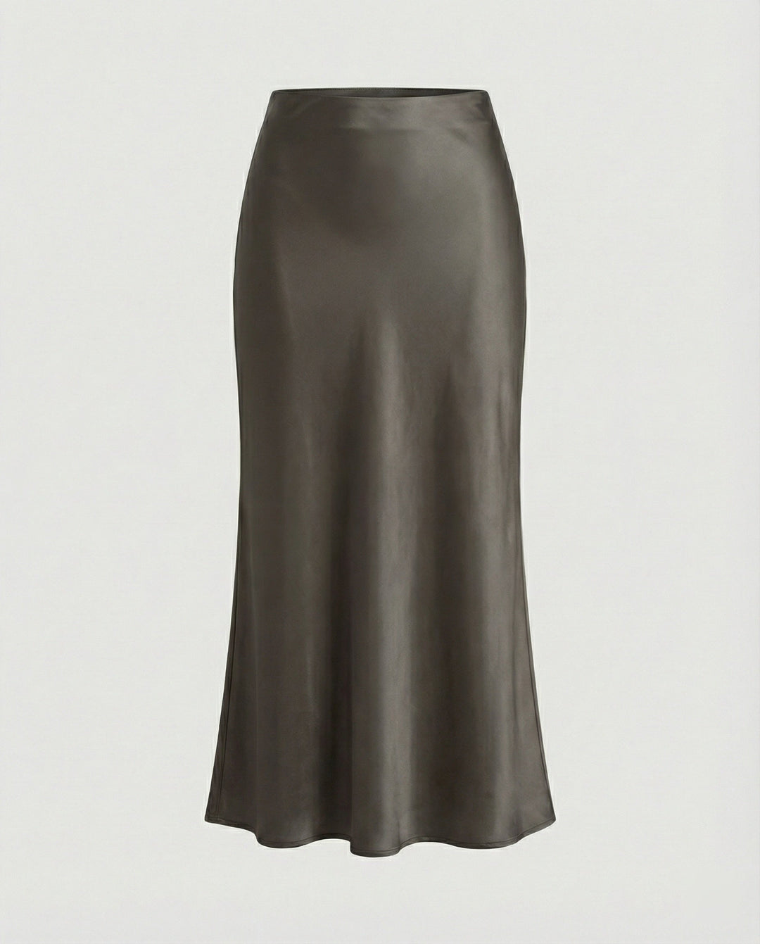 Damen Longskirt aus glattem Satin von