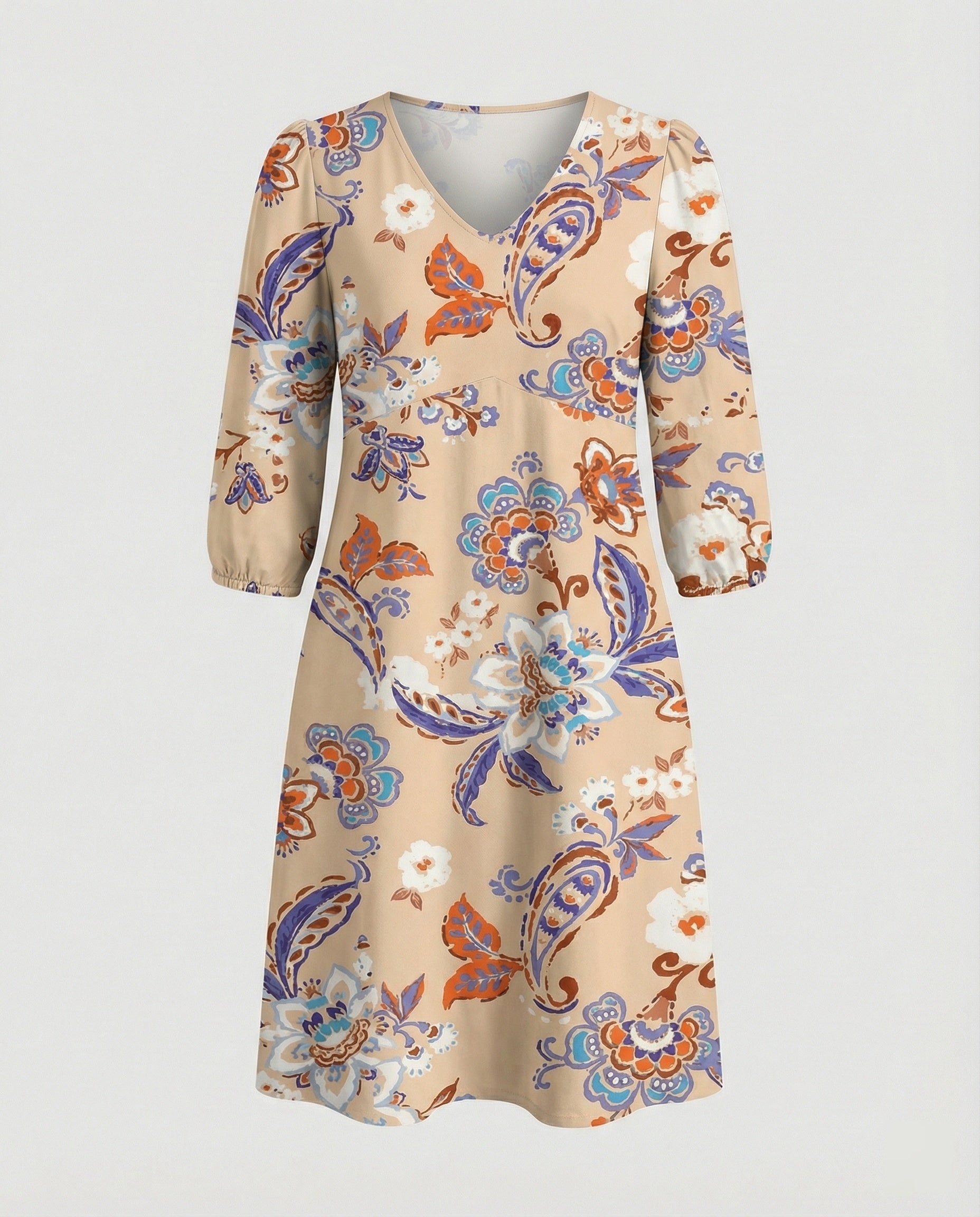 Boho Maxikleid Sommer Damen Taschen