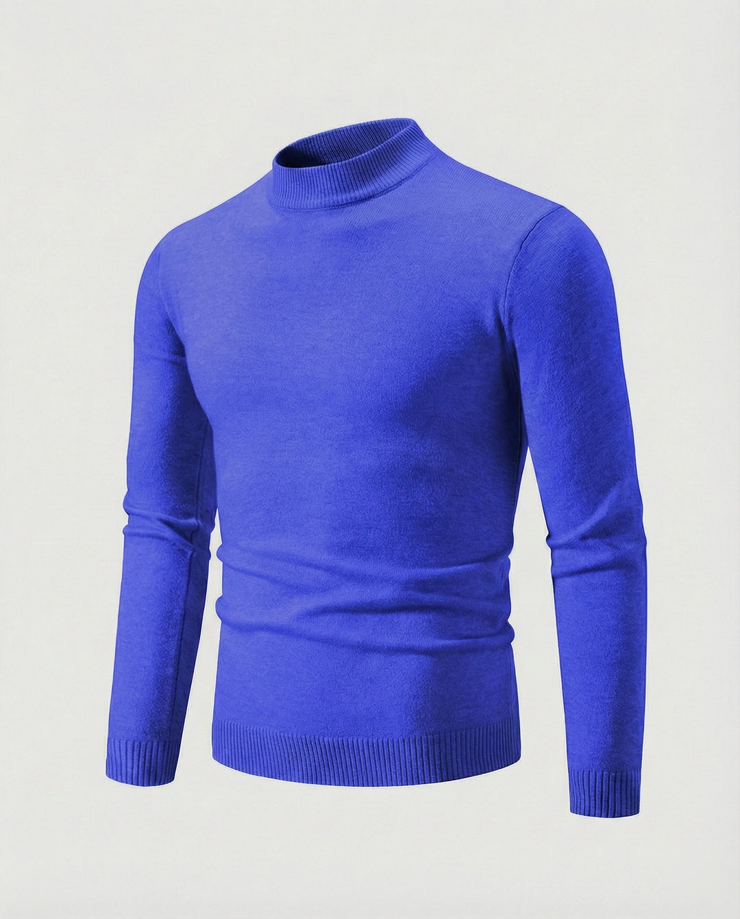 Herren eleganter Pullover mit Stehkragen