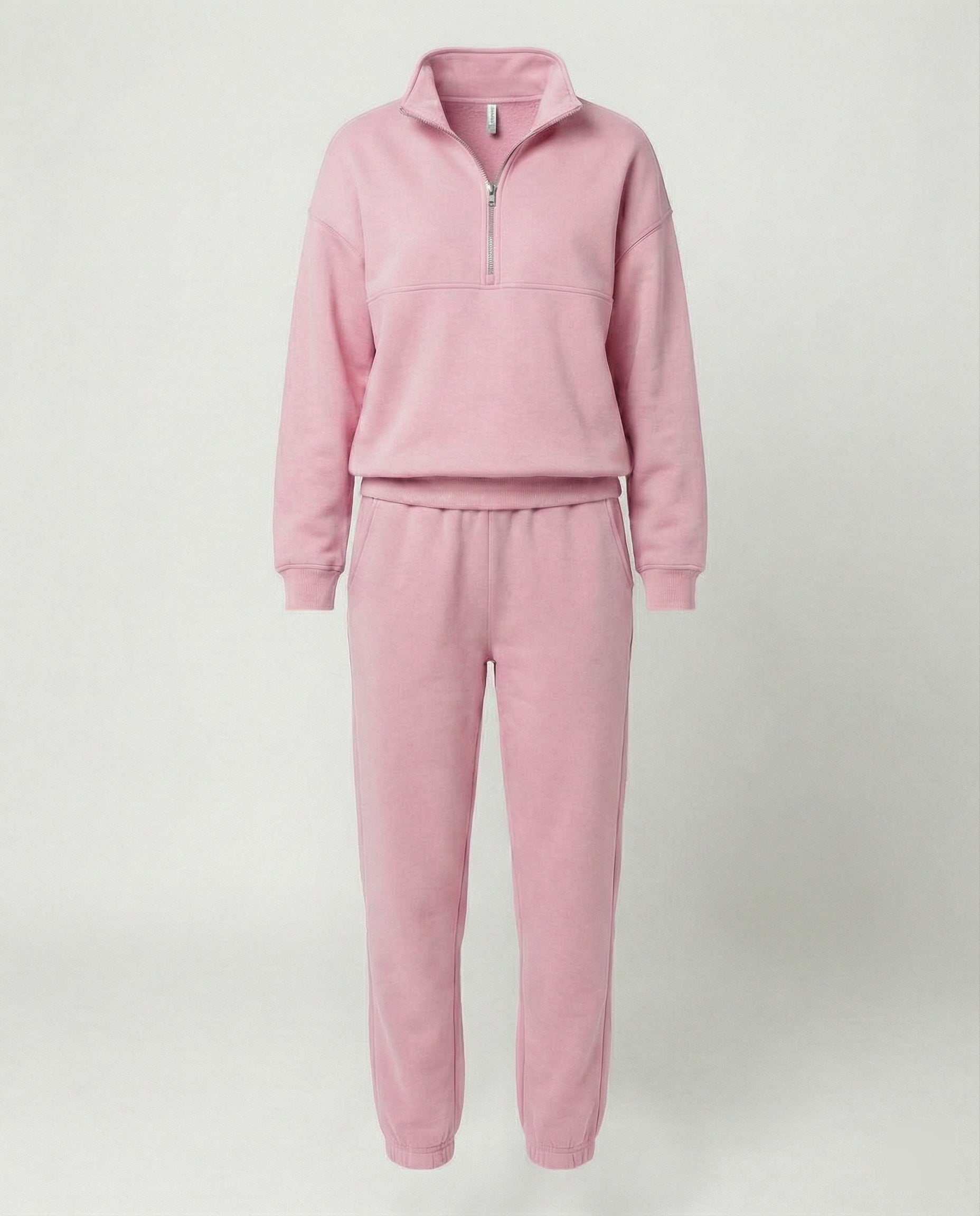 Jogginganzug Damen sportlich mit Zip-Hoodie und Jogginghose