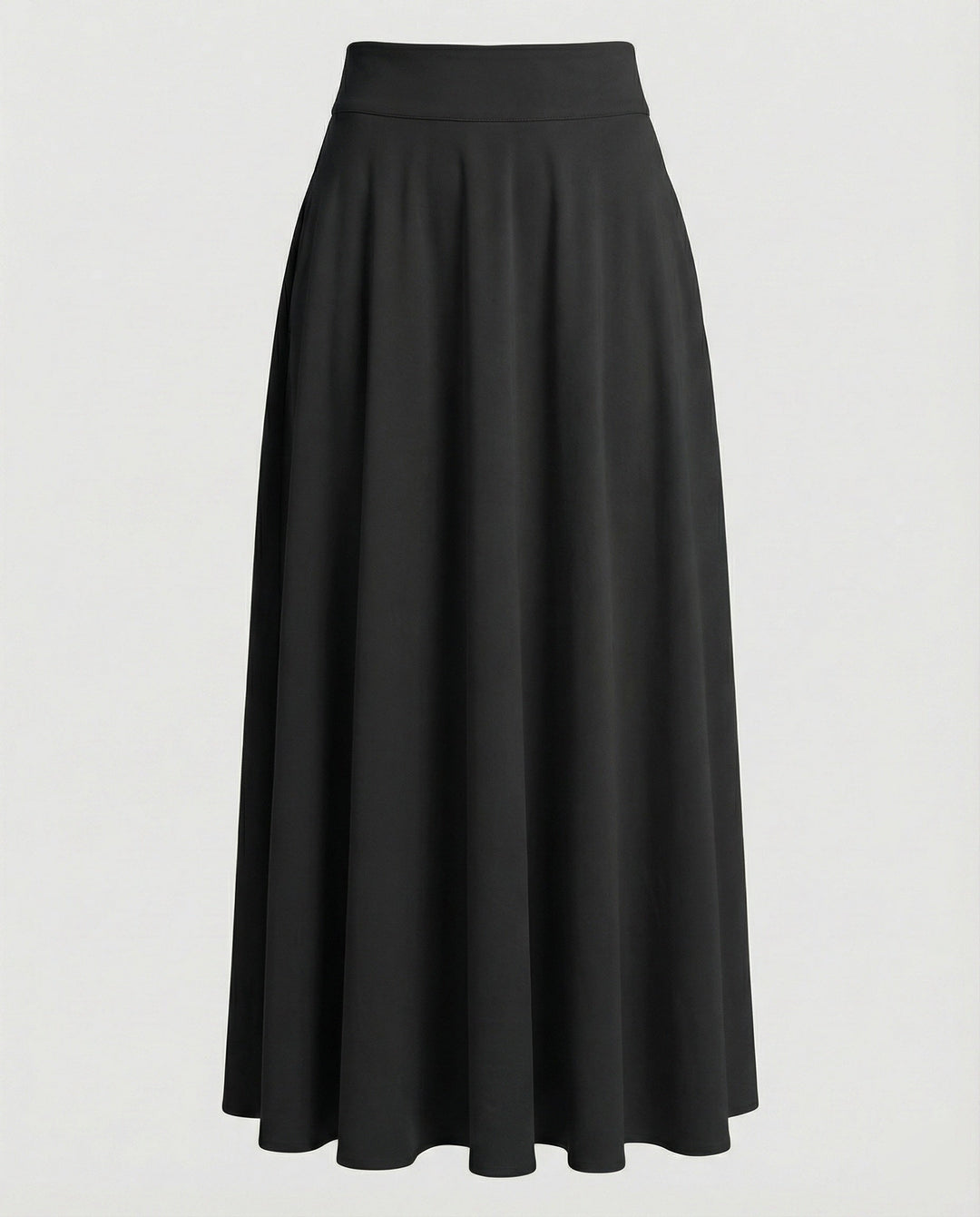 Damen Luftiger Maxi-Rock mit hohem Taillenbund