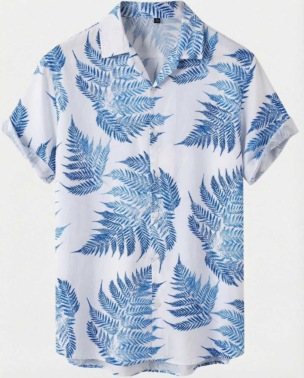 Kurzarm Hawaiihemd Herren Palmenprint