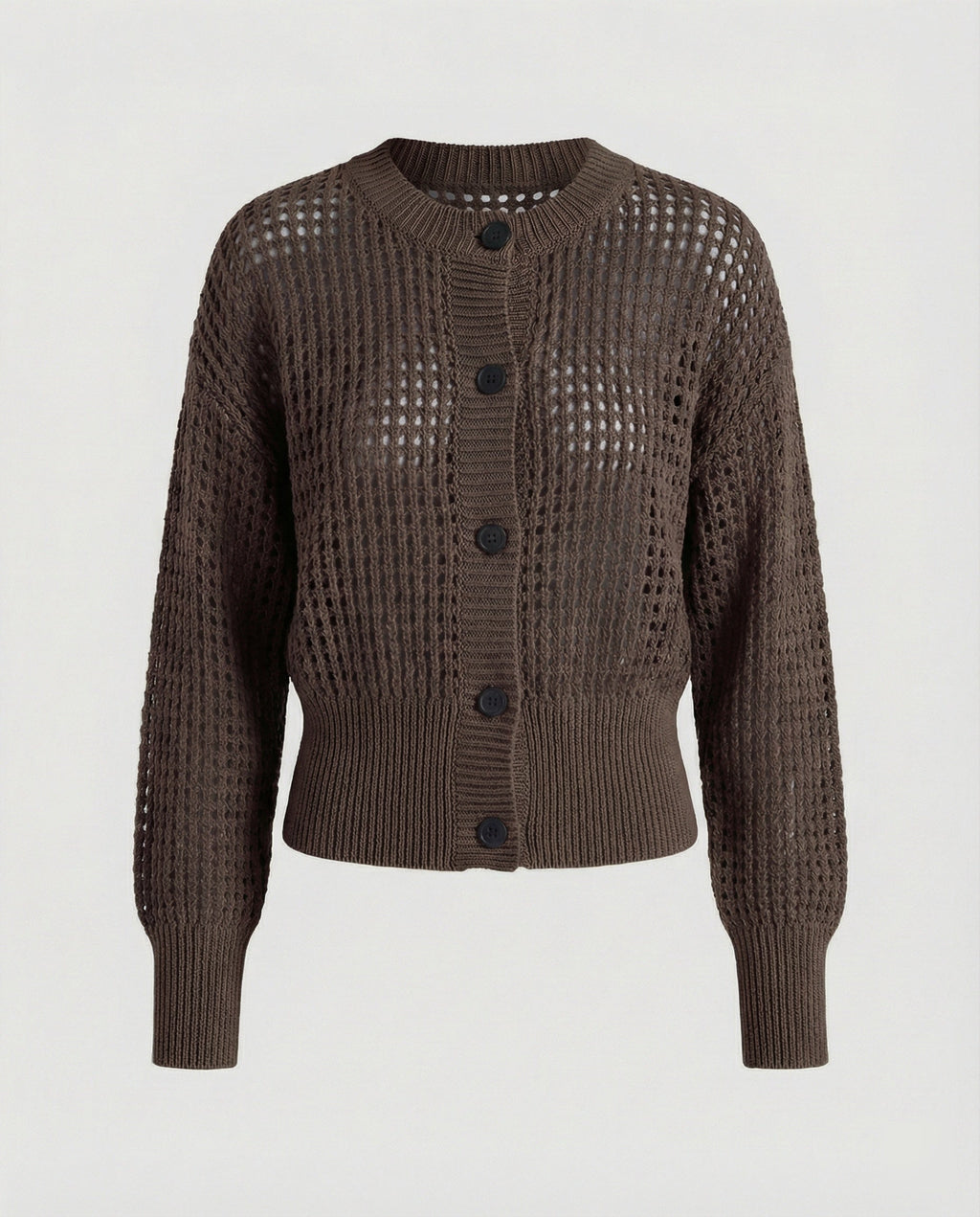 Damen luftiger Strickcardigan