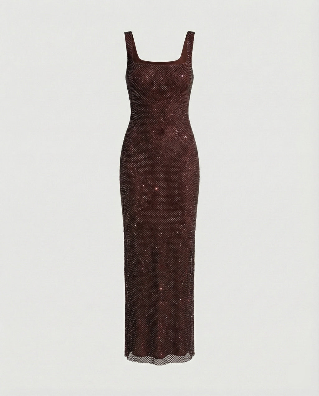 Damen funkelndes Abendkleid aus Netzstoff