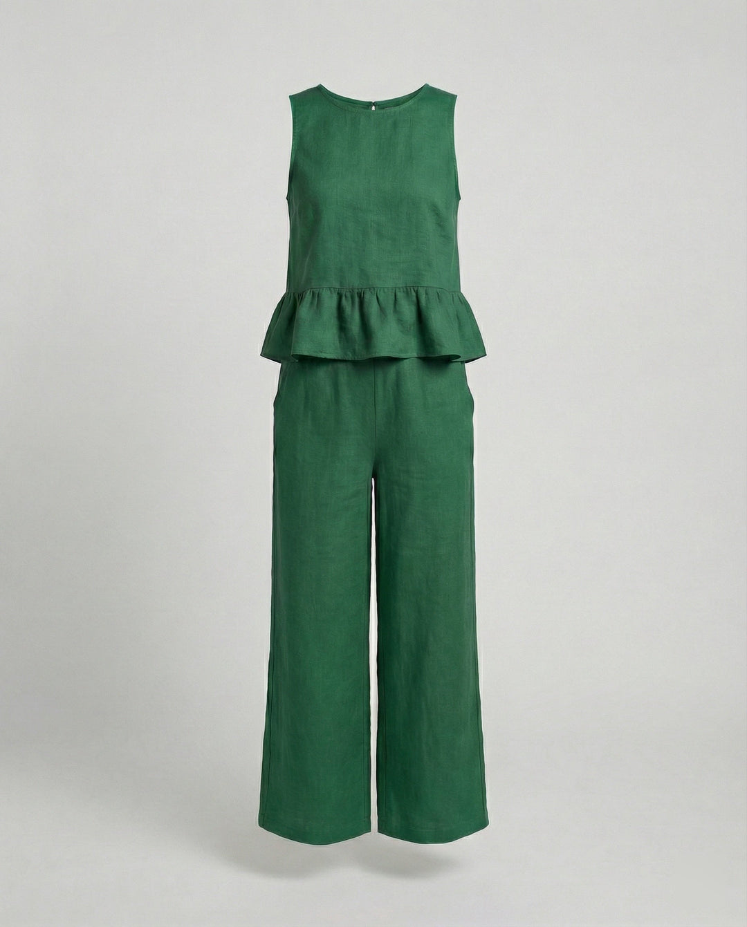 Damen Zweiteiler Set Sommer Palazzohose