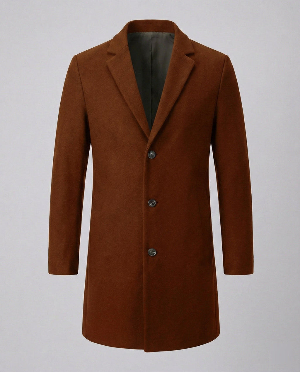 Herren eleganter Longblazer mit modernem Schnitt und doppelter Knopfreihe