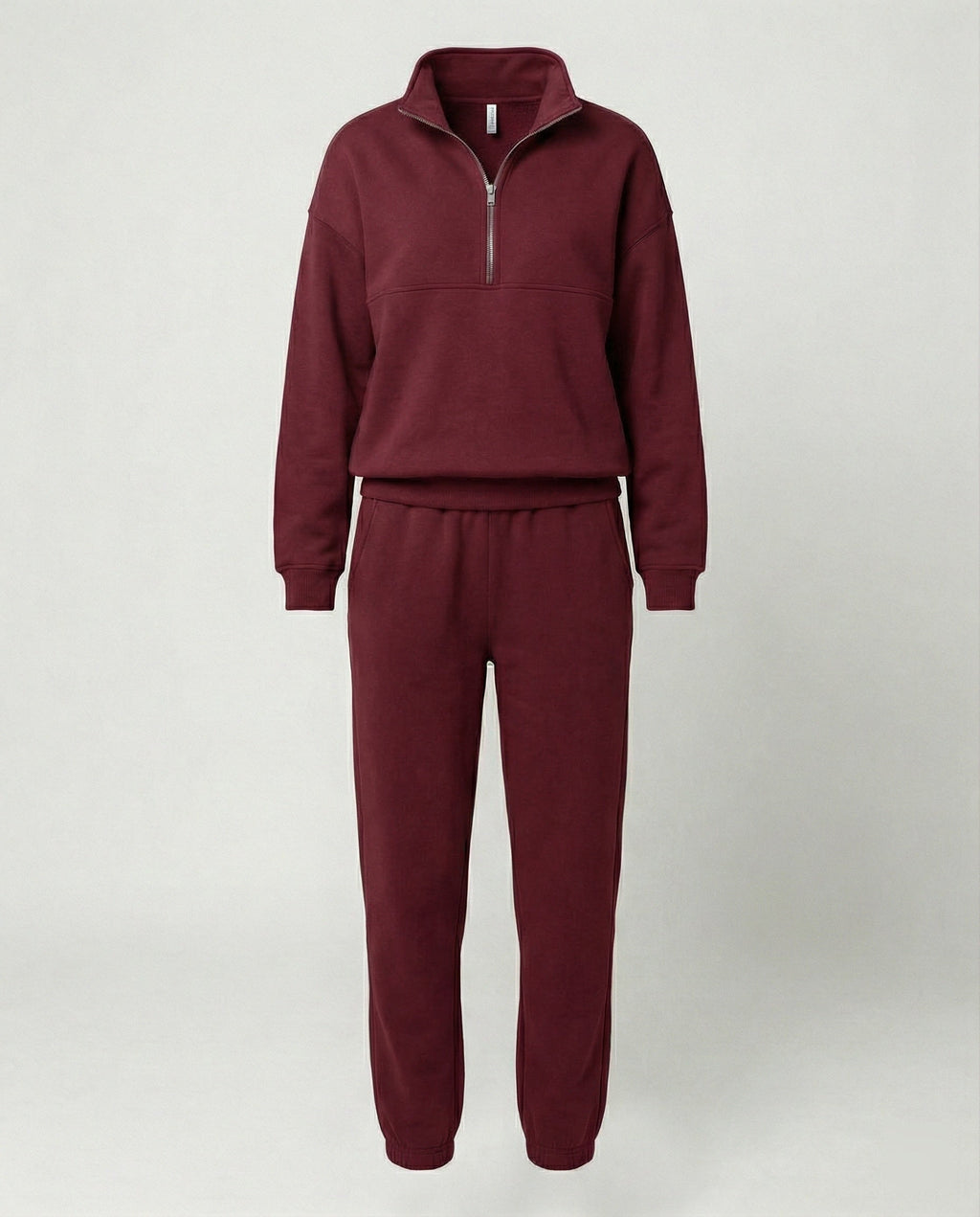 Jogginganzug Damen sportlich mit Zip-Hoodie und Jogginghose