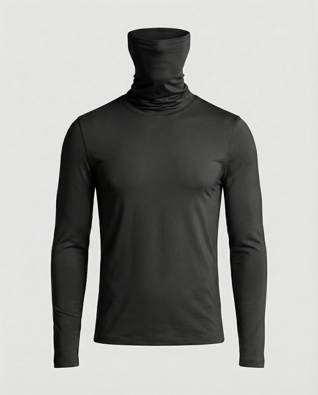 Herren Funktionsshirt mit hohem Kragen und innovativem Feuchtigkeitsmanagement