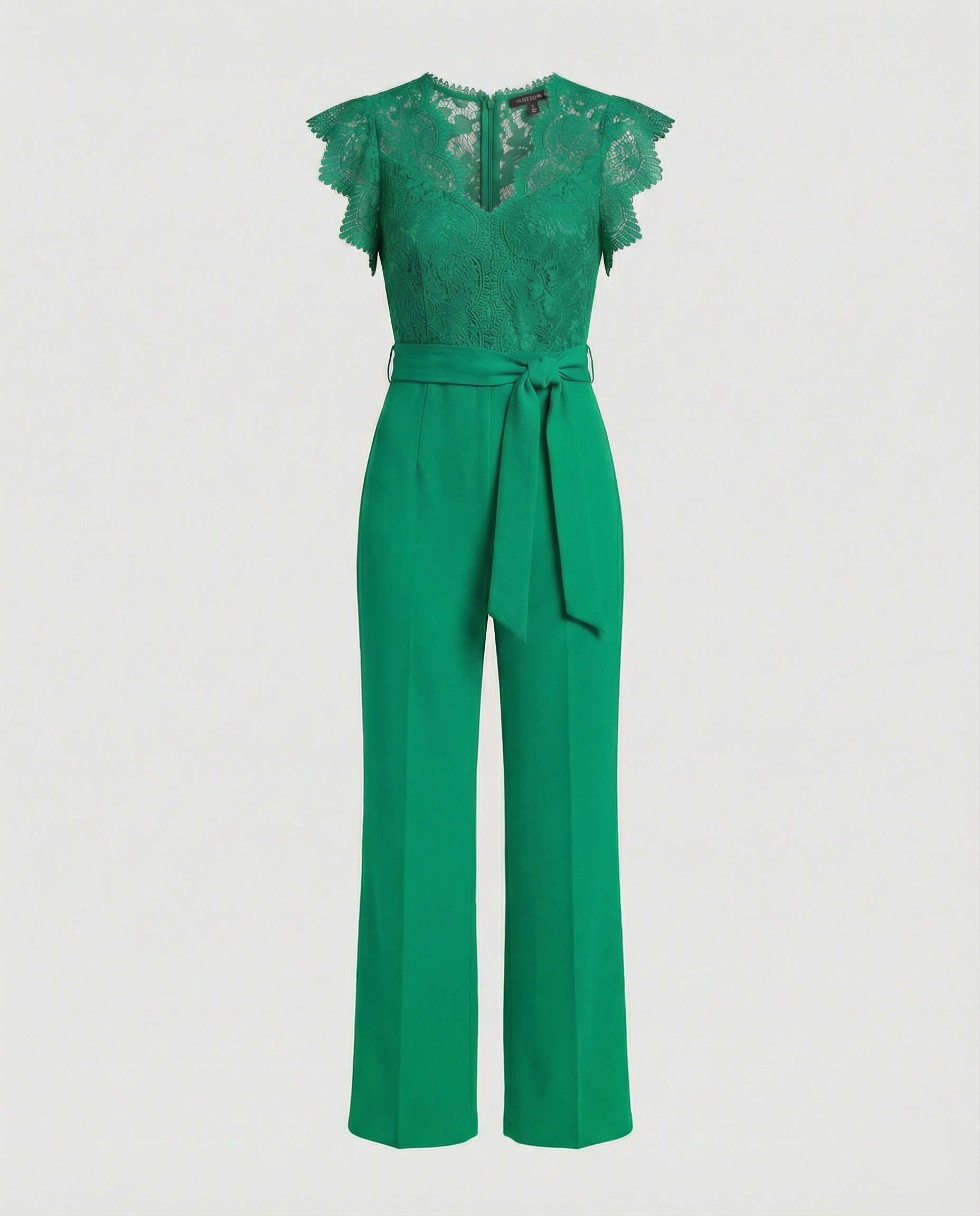 Damen Jumpsuit Spitze elegant weit
